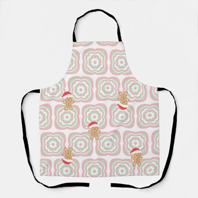 Gingerbrot Weihnachten Schürze (Vorderseite)