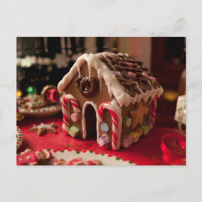 Gingerbrot Weihnachten Weihnachtskarte (Vorderseite)