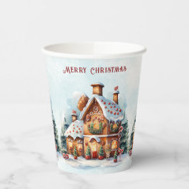 Gingerbrot Weihnachtsfeiertage Weihnachtszeitungen Pappbecher
