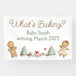 Gingerbrot Weihnachtsgebäck Banner