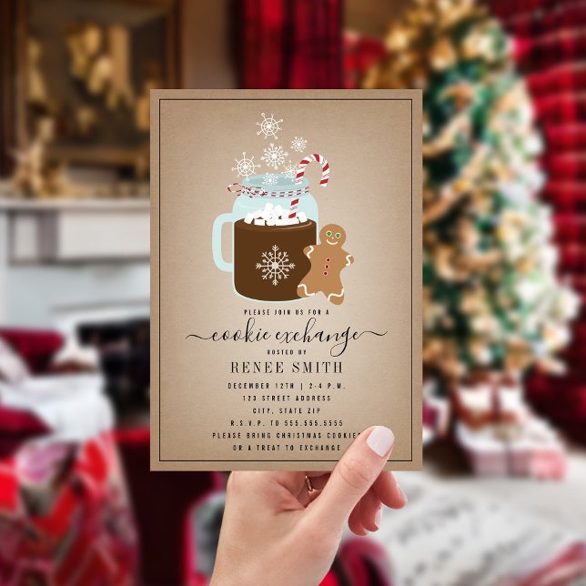 Gingerbrot Weihnachtskochbörse Feiertagskarte (Von Creator hochgeladen)