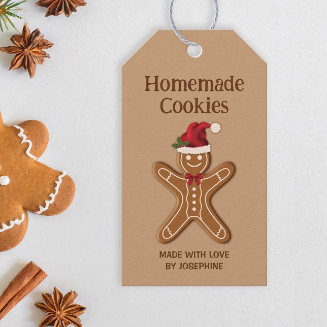 Gingerbrot Weihnachtskost - hausgemachte Cookies Geschenkanhänger (Von Creator hochgeladen)