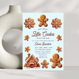 Gingerbrot Weihnachtsküche Kinderdusche Einladung