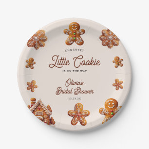 Gingerbrot Weihnachtsküche Kinderdusche Pappteller