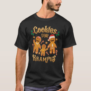 Gingerbrote Cookies für Krampus Merry Kra T-Shirt