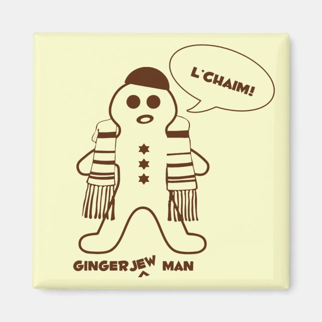 Gingerjew Man Magnet (Vorne)