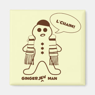 Gingerjew Mann Magnet