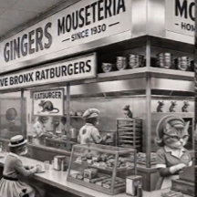 Gingers NYC Mouseteria, Heimat des Mousedog.