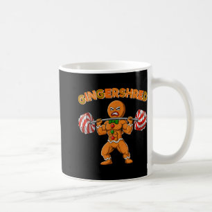 Gingershred Bodybuilder Lustiger Lebkuchenmann Wei Kaffeetasse