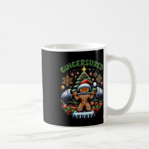 Gingershred Funny Gingerbread Man Gym Bodybuilding Kaffeetasse