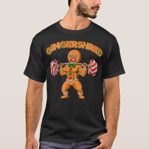 Gingershred Lebkuchen Workout-Pyjamas Weihnachten T-Shirt