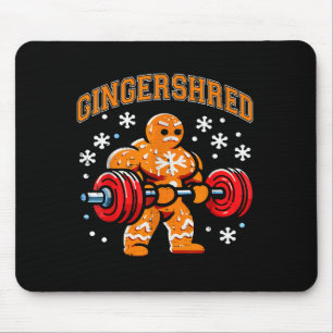 Gingershred Lustiger Weihnachtsmann-Gym Bodybuildi Mousepad