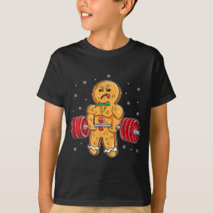 Gingershred Lustiger Weihnachtsmann-Gym Bodybuildi T-Shirt