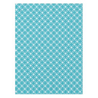Gingham Ble und White