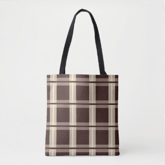 Gingham | Braun & Beige Tasche