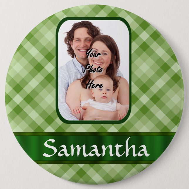 Gingham Button (Vorderseite)