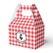 Gingham Cherry Jelly Beans