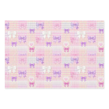 Gingham Coquette Bows Baby Shower Girls Geburtstag