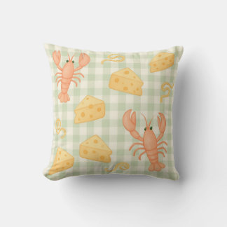 Gingham Feinschmecker Fun Crabs, Crayfish, Käse, N Kissen