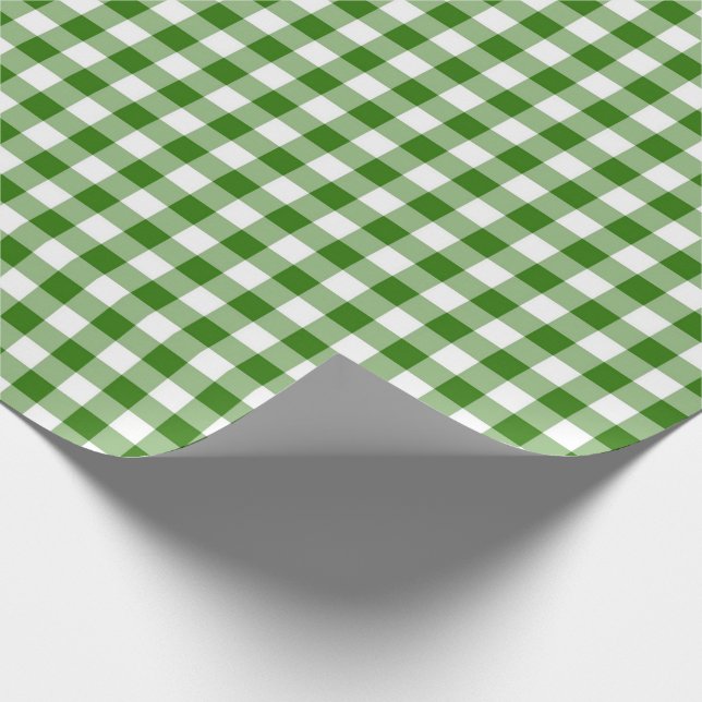 Gingham Geschenkpapier (Ecke)