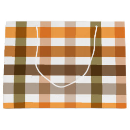 Gingham Große Geschenktüte