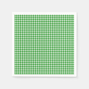 Gingham-Grünbuch Napkins Serviette