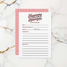 Gingham Happy ist die hausgemachte Weihnachtsrezep