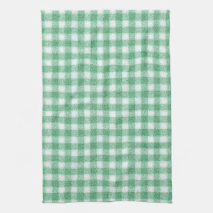 Gingham in Nappalindgrün  Geschirrtuch