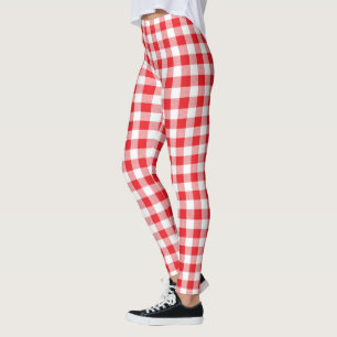 Gingham Kariert Leggings