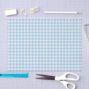 Gingham kariert seidenpapier