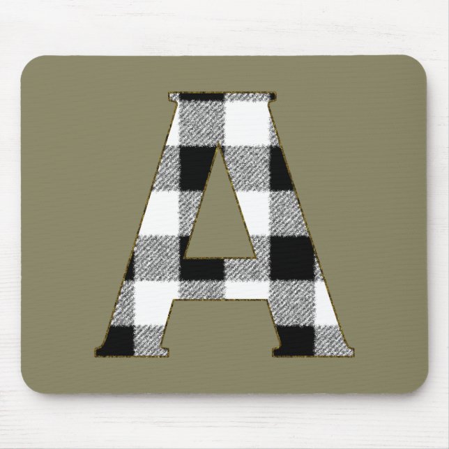 Gingham Karo A Mousepad (Vorne)