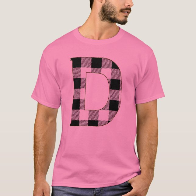 Gingham Karo D T-Shirt (Vorderseite)