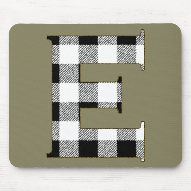 Gingham Karo E Mousepad (Vorne)
