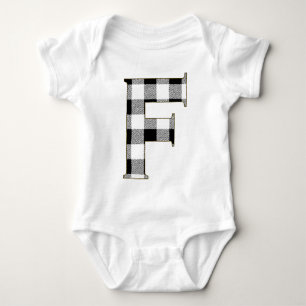 Gingham Karo F Baby Strampler