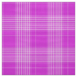 Gingham Karo Lila und weiße Stoffe