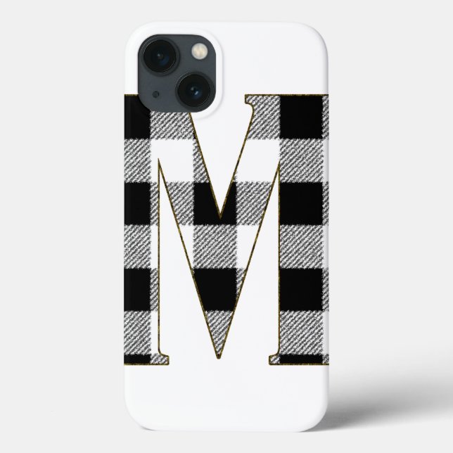 Gingham Karo M Case-Mate iPhone Hülle (Rückseite)