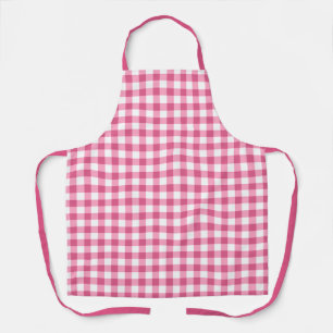 Gingham-Karo-Muster Schürze