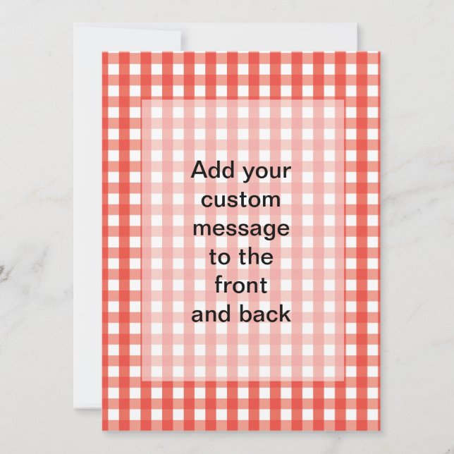 Gingham Karo Pattern (Vorderseite)