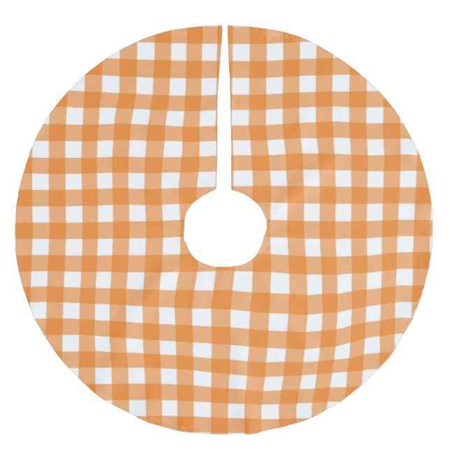GINGHAM KARO POLYESTER WEIHNACHTSBAUMDECKE (Vorderseite)