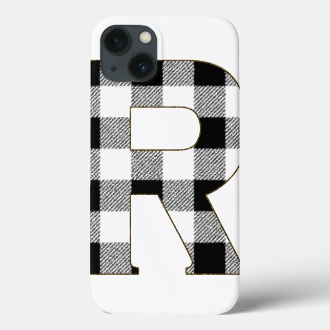 Gingham Karo R Case-Mate iPhone Hülle (Rückseite)