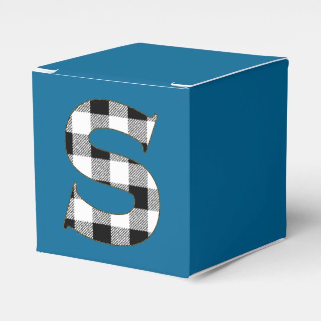 Gingham Karo S Geschenkschachtel (Vorderseite)