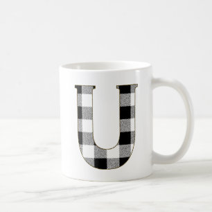 Gingham Karo U Kaffeetasse