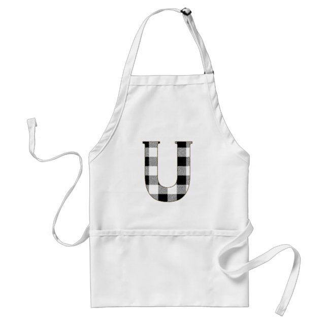 Gingham Karo U Schürze (Vorne)