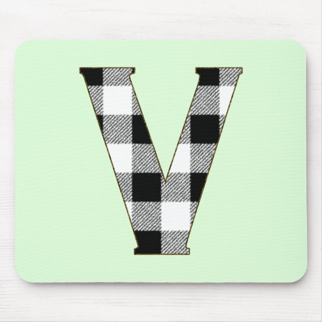Gingham Karo V Mousepad (Vorne)