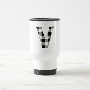 Gingham Karo V Reisebecher