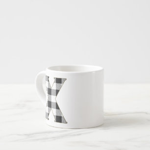 Gingham Karo X Espressotasse