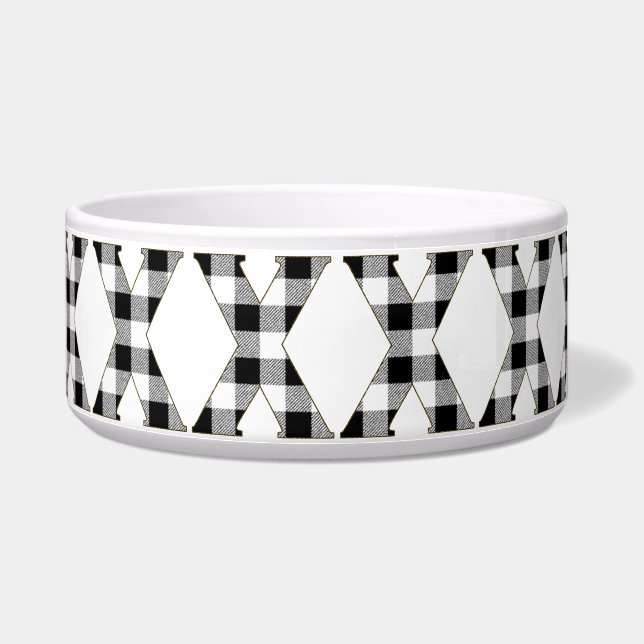 Gingham Karo X Napf (Rechts)