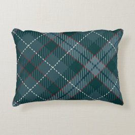 Gingham-Klassiker Blue Scottish Tartan kariert Dekokissen