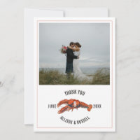 Gingham Lobster Rustic Coastal Wedding