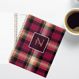 Gingham-Muster im Stil eines maßgeschneiderten Pla Planer
